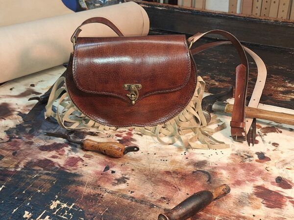 Borsa Cheyenne in vero cuoio