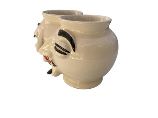 Coppia di vasi uniti in ceramica - immagine 2