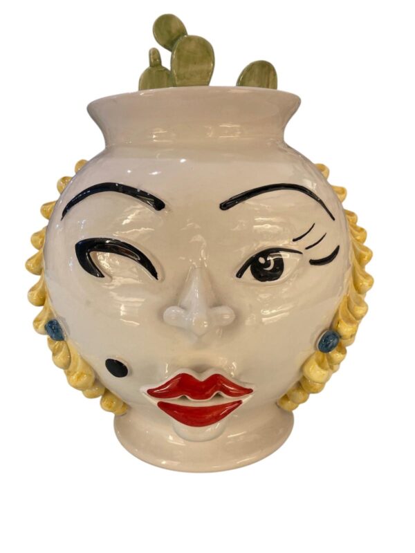 Vaso in ceramica smaltata