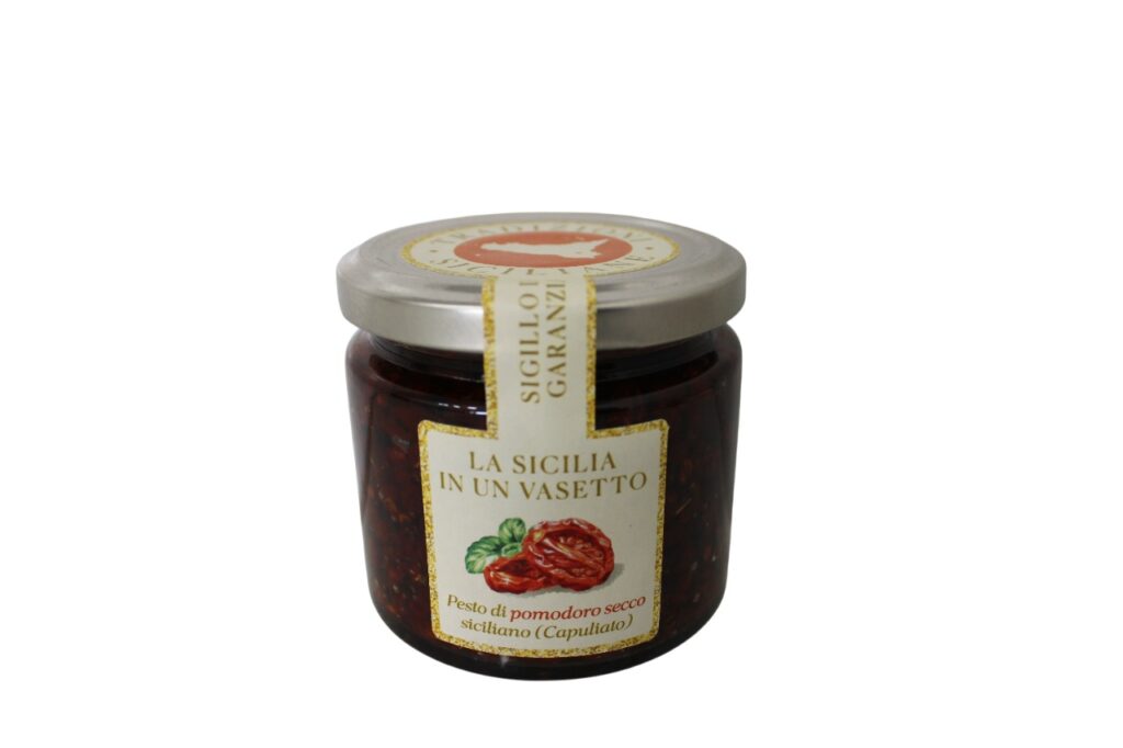 Pesto di pomodorini secchi siciliani - Capuliato