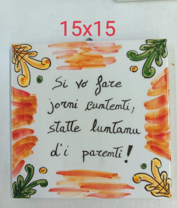 Quadretti da appendere con proverbi siciliani - immagine 5