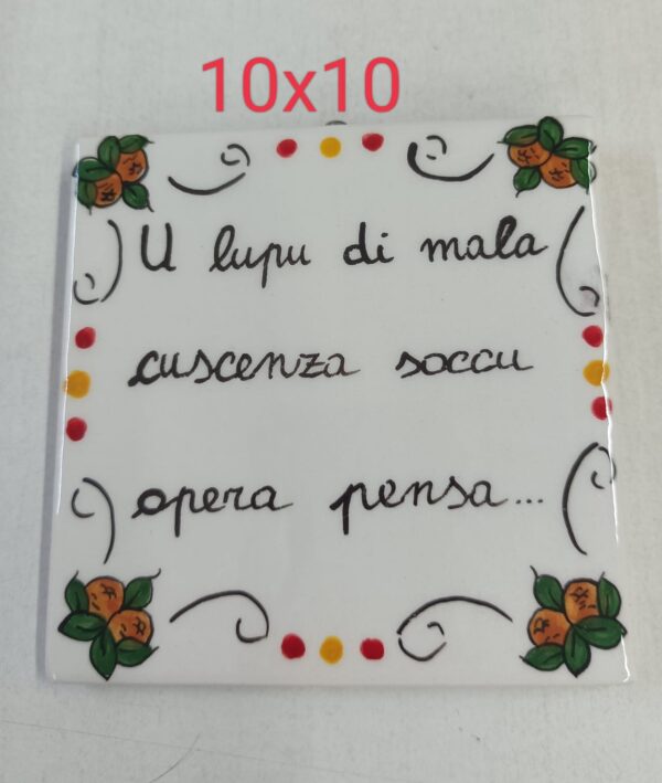 Quadretti da appendere con proverbi siciliani - immagine 13