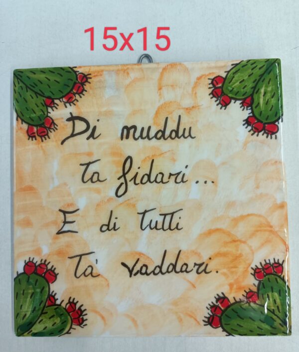 Quadretti da appendere con proverbi siciliani - immagine 7